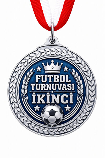 HiperAD Reklam Futbol Turnuvası İkincilik Gümüş Madalya Metal | Ödül Madalyas...