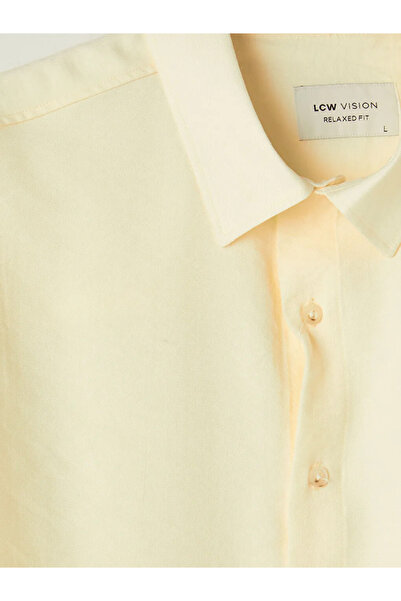 LC Waikiki White Regular Fit Men's Basic Dobby Shirt