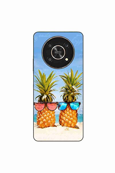 OEM Husa compatibila cu Honor X30 Silicon Gel Tpu Model Beach Pinneaples