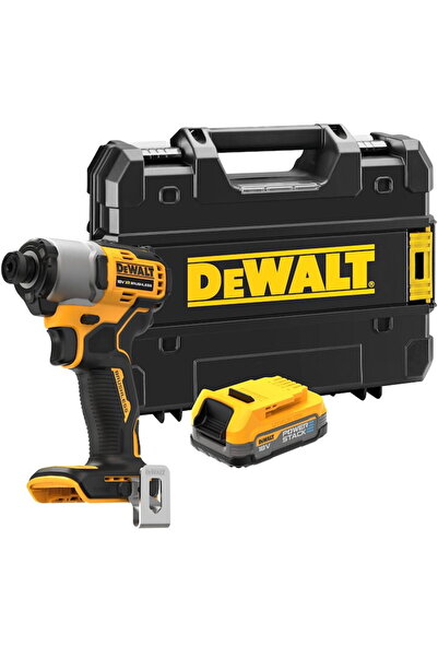 Dewalt Șurubelniță cu impact compactă DCF850E1T, 18V XR, fără perii, 205 Nm, ...