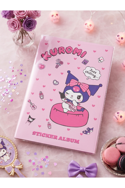 GiFi Kuromi & Hello Kitty Lisanslı Sticker Albüm