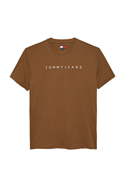 Tommy Hilfiger Bărbați& # Tricou cu mânecă scurtă x27;: Tricou cu logo liniar...