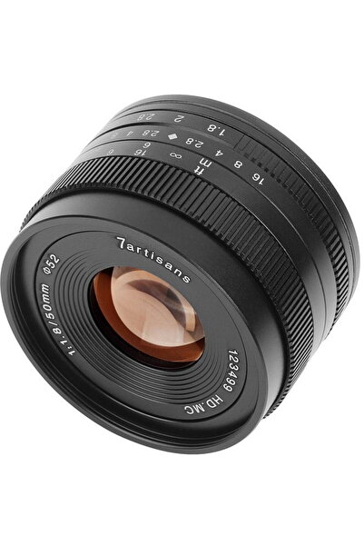 7artisans Obiectiv Manual 50mm F1.8 APS-C pentru Fuji FX Mount