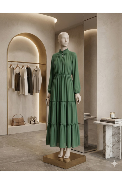 MODA yeşil elbise