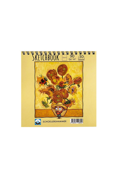 Schoellershammer Art Comics Sketchbook 15x15cm 90gr 30 Yaprak Ayçiçek