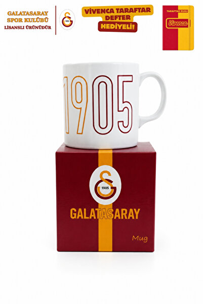 Galatasaray VİVENCA YENİ SEZON LİSANSLI TEKLİ KUPA "VİVENCA CEP DEFTER HEDİYELİ"