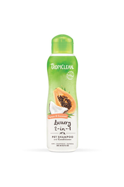 Tropiclean Luxury 2 In 1 Shampoo & Conditioner Σαμπουάν Σκύλου/Γάτας Παπάγια ...