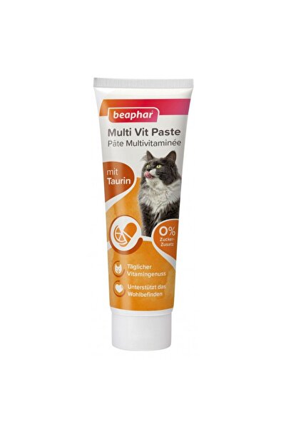 Beaphar Multi Vit Paste Cat Πολυβιταμινούχος Πάστα για Ενήλικες Γάτες 100gr