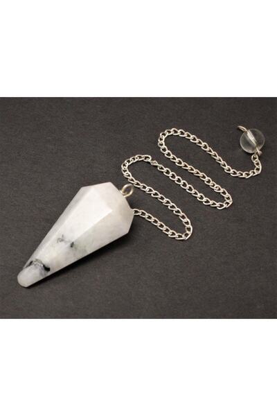 Zodyak Doğal Taş Unisex Moonstone Natural Stone Pandula |   Pendulum