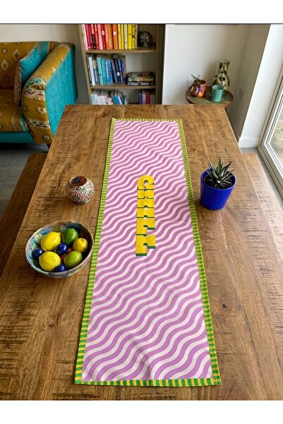 RahanDesign Chill Yazılı Dekoratif Runner - 45x145cm