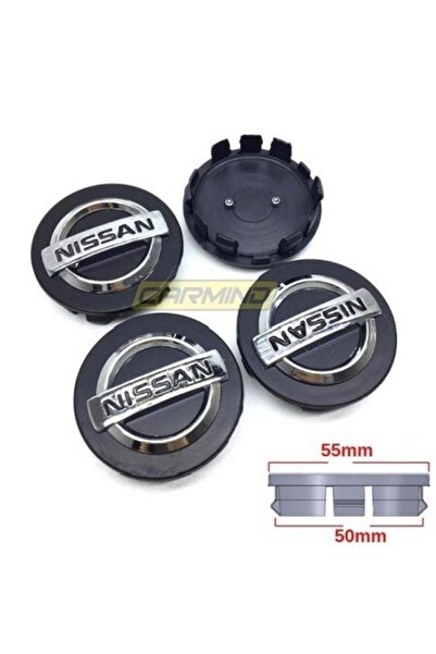 KÜB-AY TİCARET UYUMLU Qashqai-juke Jant Göbeği Siyah 54-48mm ( 4'LÜ SET )