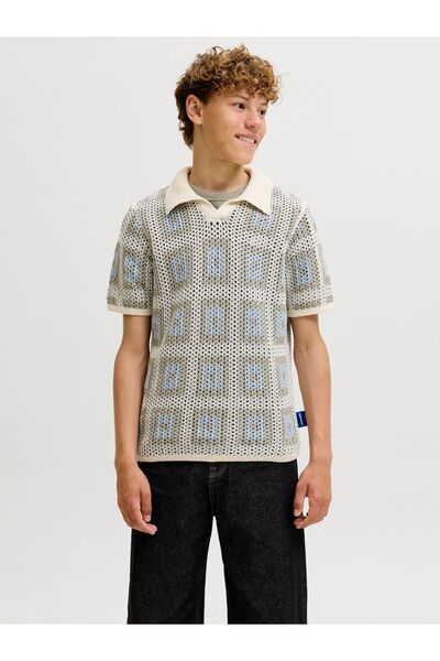 Jack & Jones Junior Pletené polo tričko Pletené polo tričko Junior