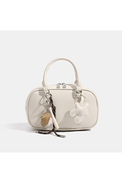 Danbaoly Women's Mini Top Handle Handbag with Baseball Charm, Cute PU Leather...