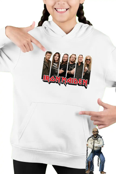 OEM Iron Maiden All Gang Heavy Metal Kids Girls Sweatshirt