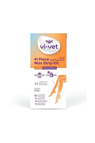 Vi-vet V-Vit Normal Skin Hair Removal Strips - 41 Pieces