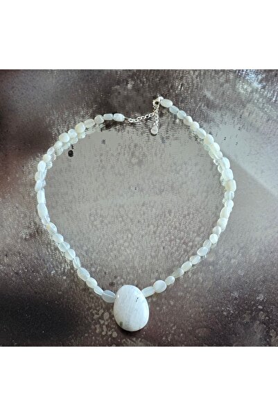 DRUZY Moonstone necklace, Selene #55