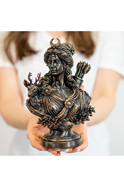 ZupZup Zodiac Goddess Sagittarius, Decorative Statuette, Hand Painted, Resin
