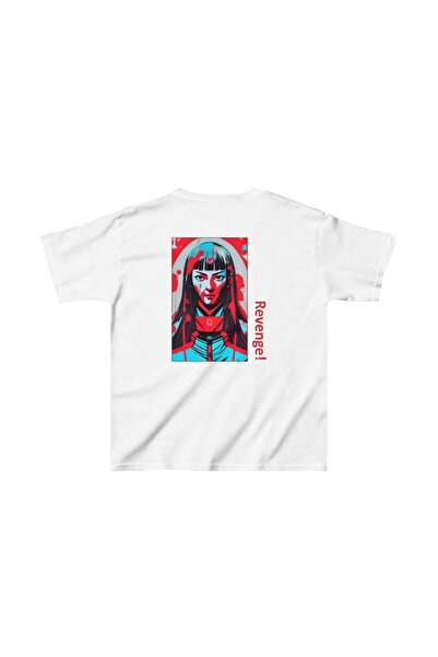 Mariposa Secret Unisex Kids Printed T-Shirt - White