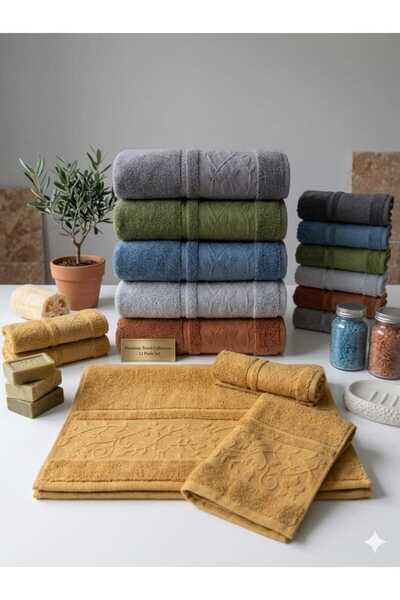 New Cotton Home Cisem12-Pack 100% Natural Micro Cotton Cotton Hand, Face and ...