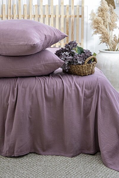 Layan Home 100% Cotton 2 Layer Muslin Double Bed Sheet Set – 240×260