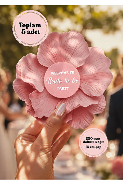 Funzee Bekarlığa Veda Masa Kartı – Özel Kesim Çiçek Konsept Bride To Be Süsü ...