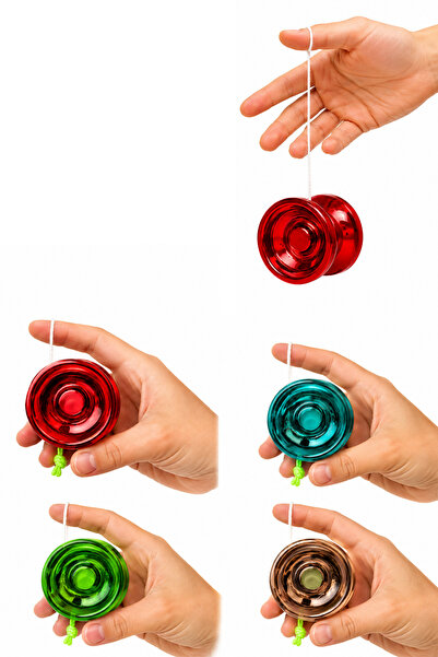 MİNGODAN Metal Yoyo Profesyonel Metal YoYo Oyuncağı Parmak Çevirmeli Denge Oy...
