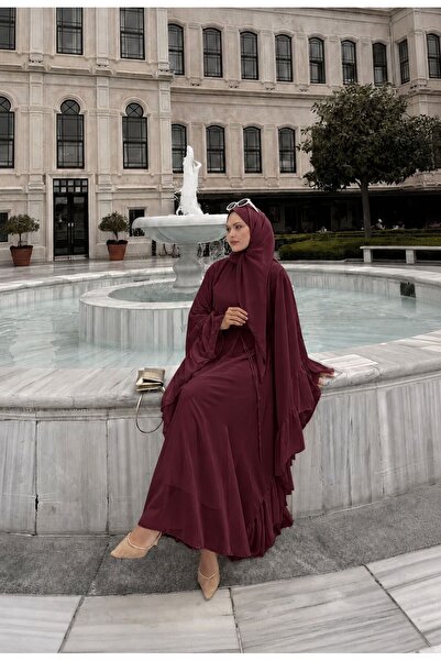 Sara Deluxe Luxury Side Ruffle Chiffon Drawstring Dress