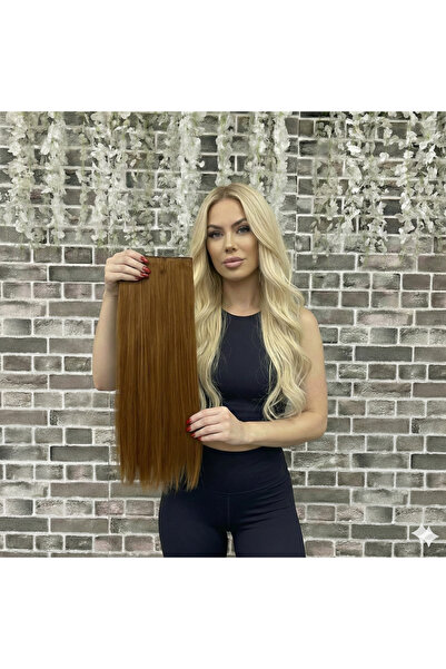Marpessa Fiber Sentetik Yarımay Çıt Çıt Postiş Saç – Isıya Dayanıklı - Yıkana...