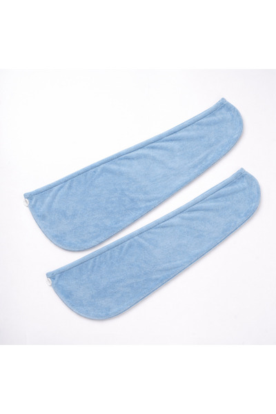 Donetella Pack of 2 Hair Towel Wrap 30x70 cm – 330 GSM Microfiber, Soft, Abso...