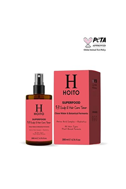 Hoitoo سوبر فود سوبر فود تونيك مضاد لتساقط الشعر بعصير القرنفل والبوزبيوتيك ل...