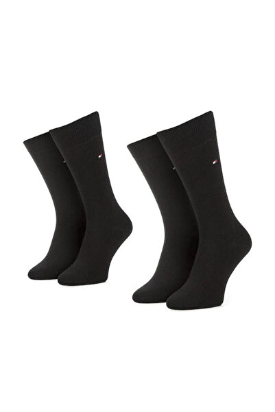 Tommy Hilfiger Ανδρικές Κάλτσες 2 Τεμαχίων Μαύρες 371111-200 BLACK