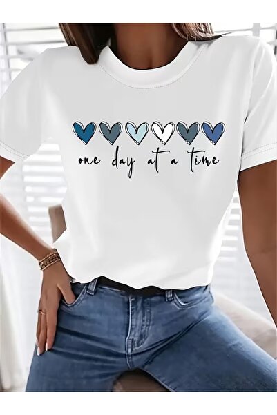 PAVRO Women's Comfortable Fit Tshirt Mixed Print Tshirt