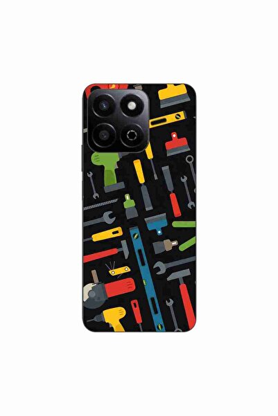 OEM Husa compatibila cu Honor 200 Smart Silicon Gel Tpu Model Unelte Pattern