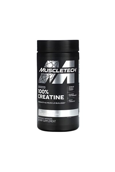 MUSCLETECH Creatine Platinum 100% Creatine Monohydrate 100 capsules