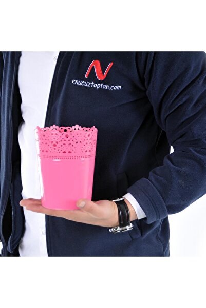 Alezy DAS1 Dantel No:1 - 1.1 Litre Plastik 4'lü Saksı