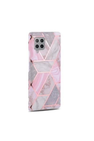 Tech-Protect Marble TPU Case for Samsung Galaxy A42 5G - Pink