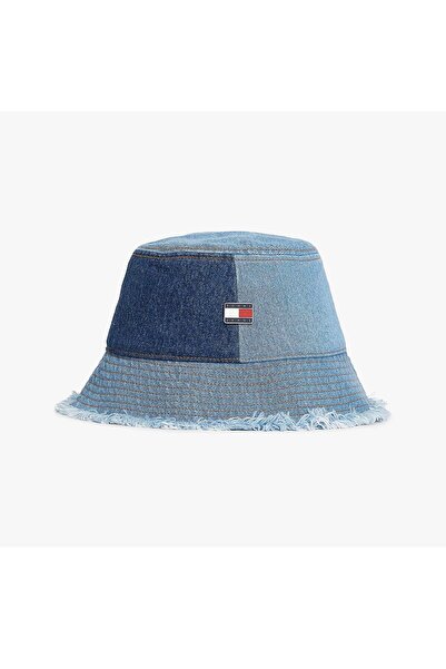Tommy Hilfiger Kadın TJW Denim Patchwork Bucket Şapka