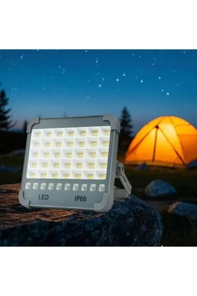 Generic GTP portable solar flood lamp with a 2000W rating and IP66 waterproofing