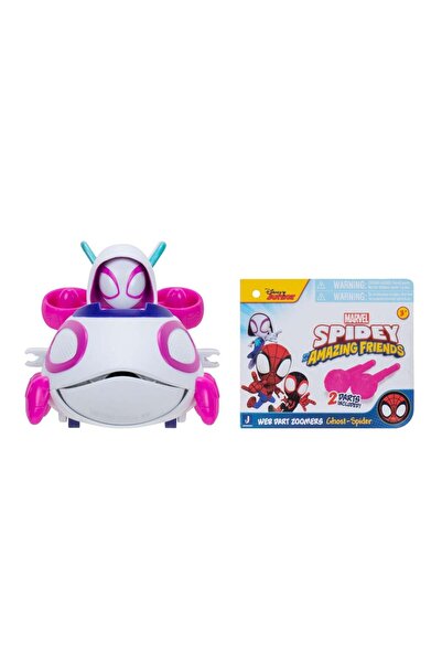 Spidey and His Amazing Friends Vehicul cu lansator de sageti si figurina, Spi...