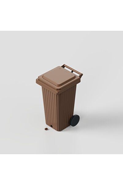 Wave Bin WAVE Eurobin with outlet Brown 120L AETA Earth Bin