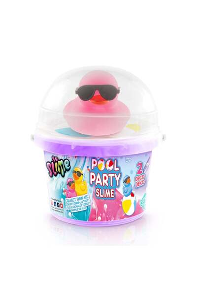 So Slime DIY Set de joaca cu slime, So Slime DIY, Duck Pool Party, Roz