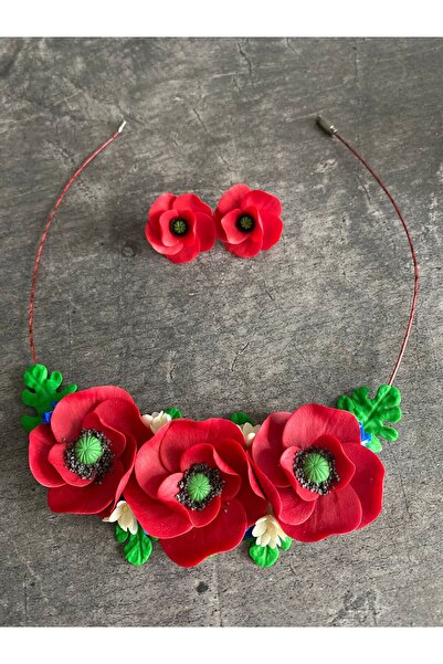 AtelierulMadi Maci necklace and earrings set