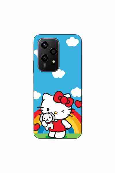 OEM Case compatible with Honor 200 Lite Silicone Gel Tpu Hello Kitty Rainbow ...