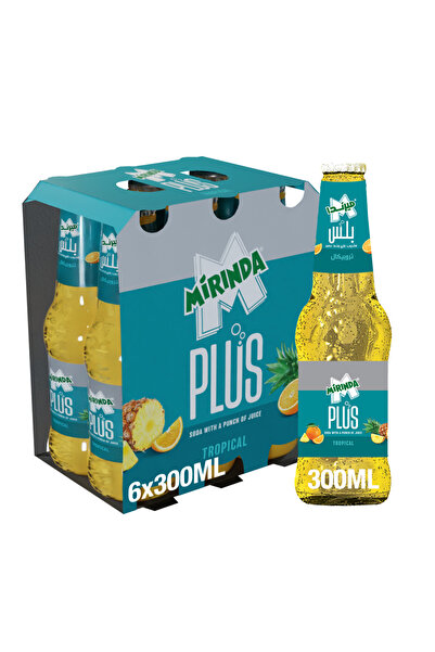 mirinda ميرندا بلس تروبيكال 6*300 مللى
