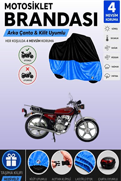 Cemku Double Black Top - Blue Bottom, Rear Bag Compatible Mondial 100 Mg Spor...