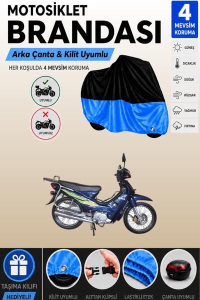 Cemku Double Black Top - Blue Bottom, Rear Bag Compatible Steel Engine Xgj 10...