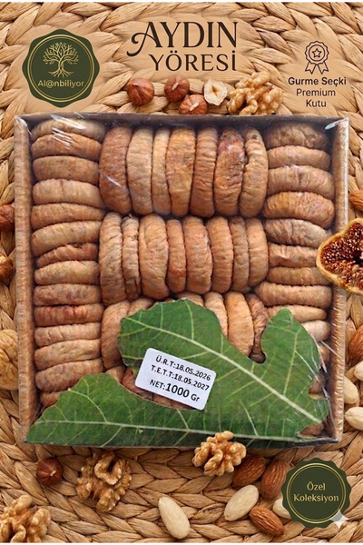 GOLDEN APRICOT Aydın Sıralı Dizme Kuru İncir 1 kg