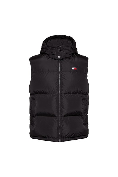 Tommy Hilfiger Mens Sleeveless Down Zip-Thru Alaska Vest S
