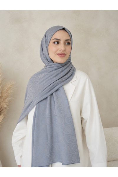 Bilenler Dubai Jakar Shawl Gray – Non-Slip – Soft and Flowing Fabric