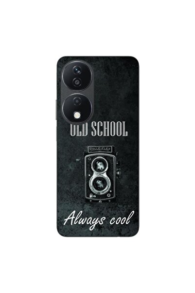 OEM Case compatible with Honor X7b Silicone Gel Tpu Retro Camera Pattern
